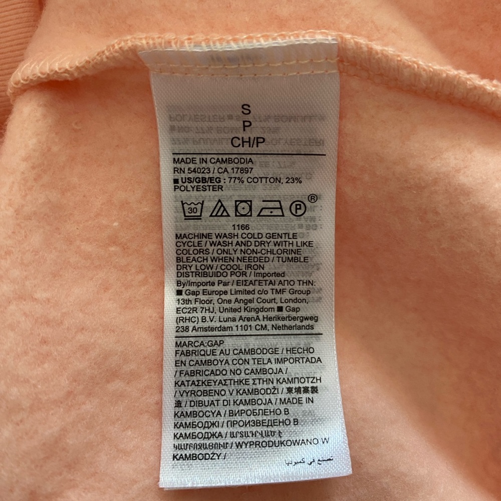 GAP VintageSoft Cozy Warm Raglan Crewneck Sweatshirt Sz Small NEW - Picture 4 of 5